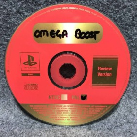 OMEGA BOOST REVIEW COPY SONY PLAYSTATION PS1