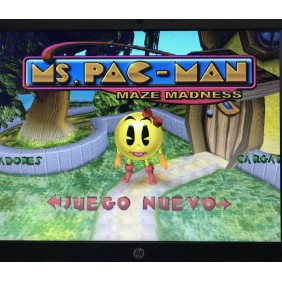 MS PAC MAN MAZE MADNESS REVIEW COPY SONY PLAYSTATION PS1