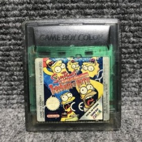 THE SIMPSONS NIGHT OF THE LIVING THREEHOUSE OF HORROR NINTENDO GAME BOY COLOR GBC
