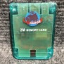 MEMORY CARD COMPATIBLE HADOR 2MB VERDE TRANSPARENTE SONY PLAYSTATION PS1