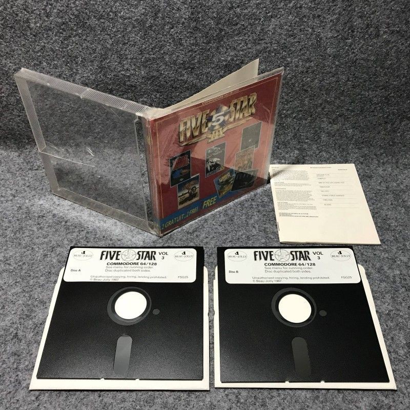 FIVE STAR 5 VOL 3 DISK COMMODORE 64