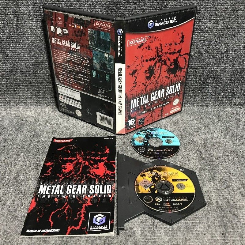 METAL GEAR SOLID THE TWIN SNAKES NINTENDO GAME CUBE