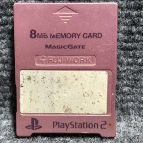 MEMORY CARD MAGIC GATE FUJIWORK 8MB ROSA SONY PLAYSTATION 2 PS2