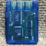 MEMORY CARD COMPATIBLE 1MB AZUL TRANSPARENTE SONY PLAYSTATION PS1