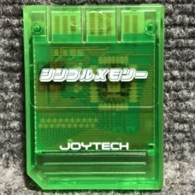 MEMORY CARD COMPATIBLE JOYTECH VERDE TRANSPARENTE SONY PLAYSTATION PS1