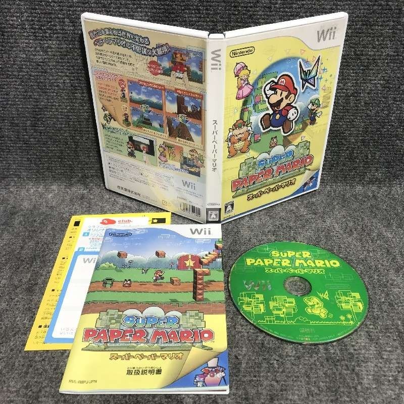 SUPER PAPER MARIO JAP NINTENDO WII