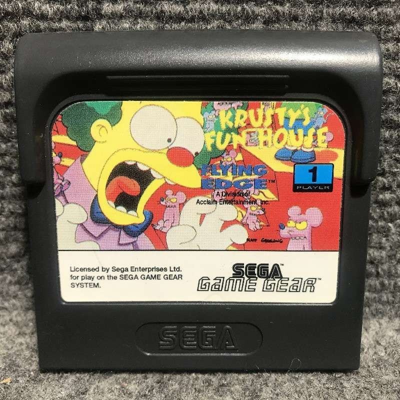 KUSTYS FUN HOUSE SEGA GAME GEAR