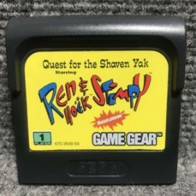 QUEST FOR THE SHAVEN YAK STARRING REN AND STIMPY SEGA GAME GEAR