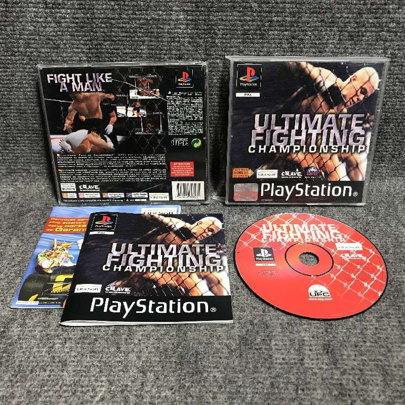 ULTIMATE FIGHTING CHAMPIONSHIP SONY PLAYSTATION PS1