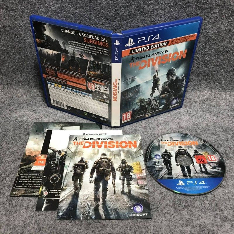 TOM CLANCYS THE DIVISION SONY PLAYSTATION 4 PS4