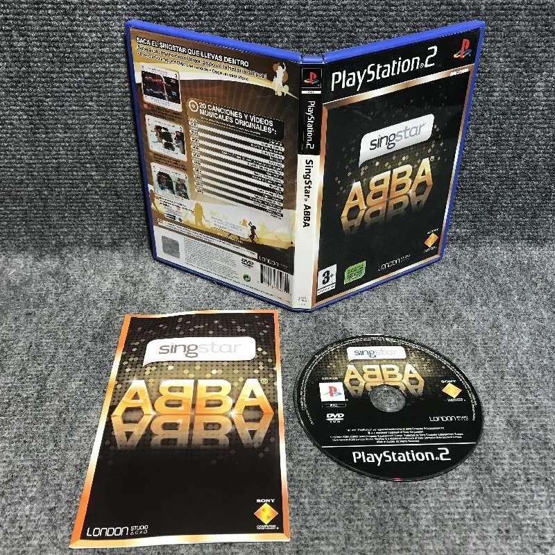SINGSTAR ABBA SONY PLAYSTATION 2 PS2