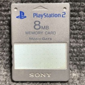 MEMORY CARD OFICIAL PLATA 8MB SONY PLAYSTATION 2 PS2