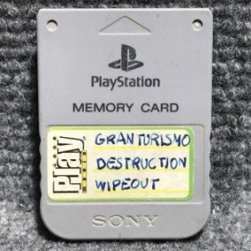 MEMORY CARD OFICIAL GRIS 1MB SONY PLAYSTATION PS1