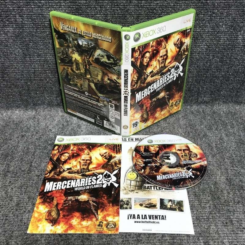 MERCENARIES 2 WORLD IN FLAMES MICROSOFT XBOX 360