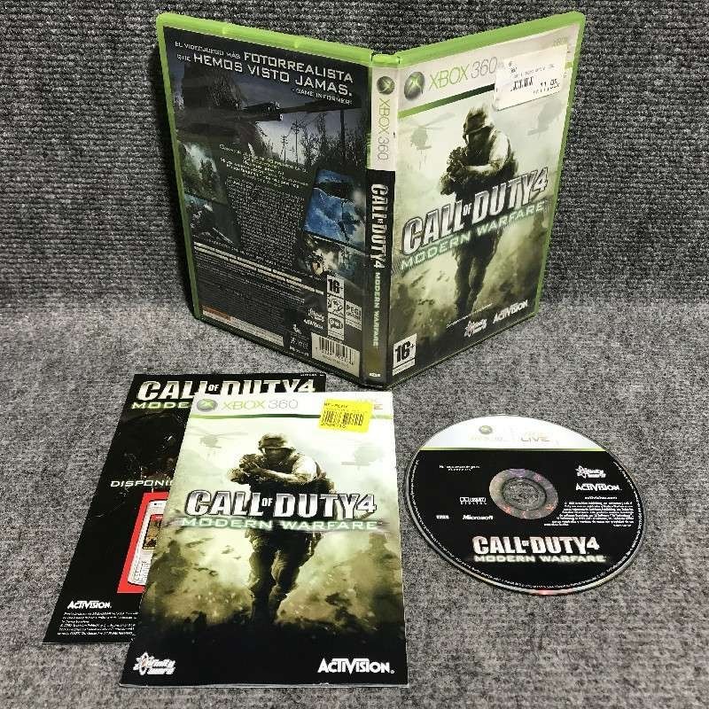 CALL OF DUTY 4 MODERN WARFARE MICROSOFT XBOX 360