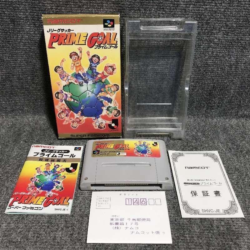 J LEAGUE SOCCER PRIME GOAL JAP SUPER FAMICOM NINTENDO SNES