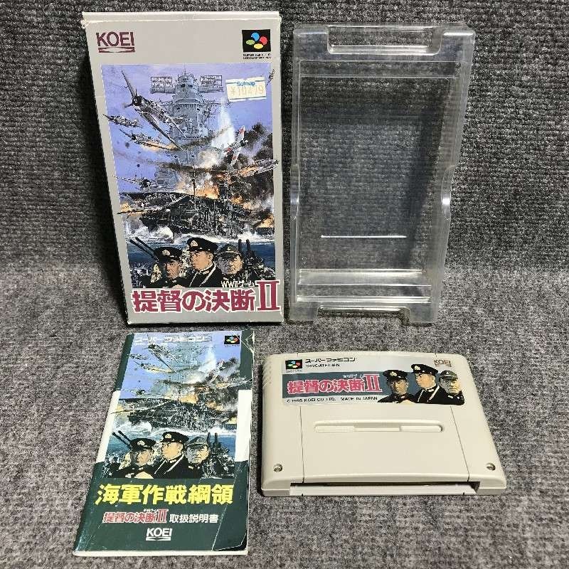 TEITOKU NO KETSUDAN II JAP SUPER FAMICOM NINTENDO SNES