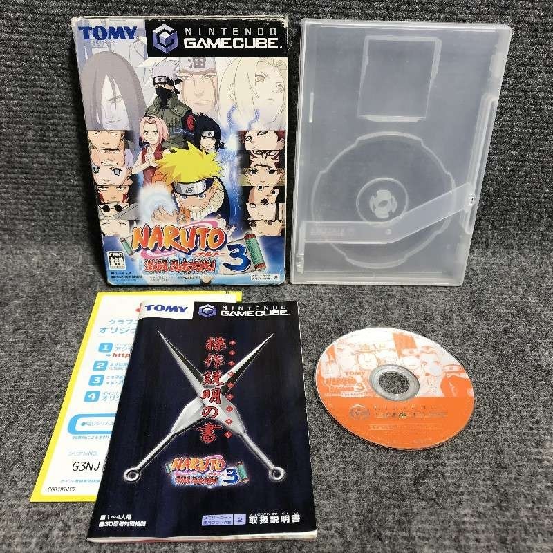 NARUTO GEKITOU NINJA TAISEN 3 JAP NINTENDO GAME CUBE