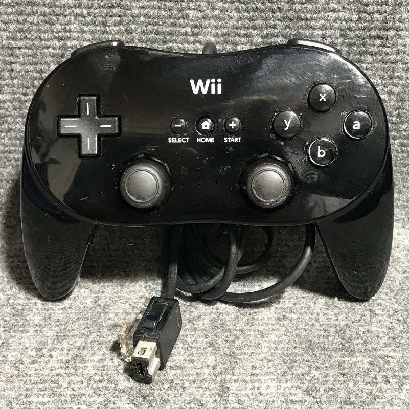 CLASSIC PRO CONTROLLER NEGRO NINTENDO WII