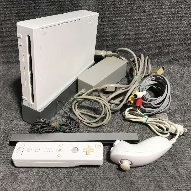 CONSOLA NINTENDO WII+BASE+MOTE+NUNCHUK+IR+AV+AC