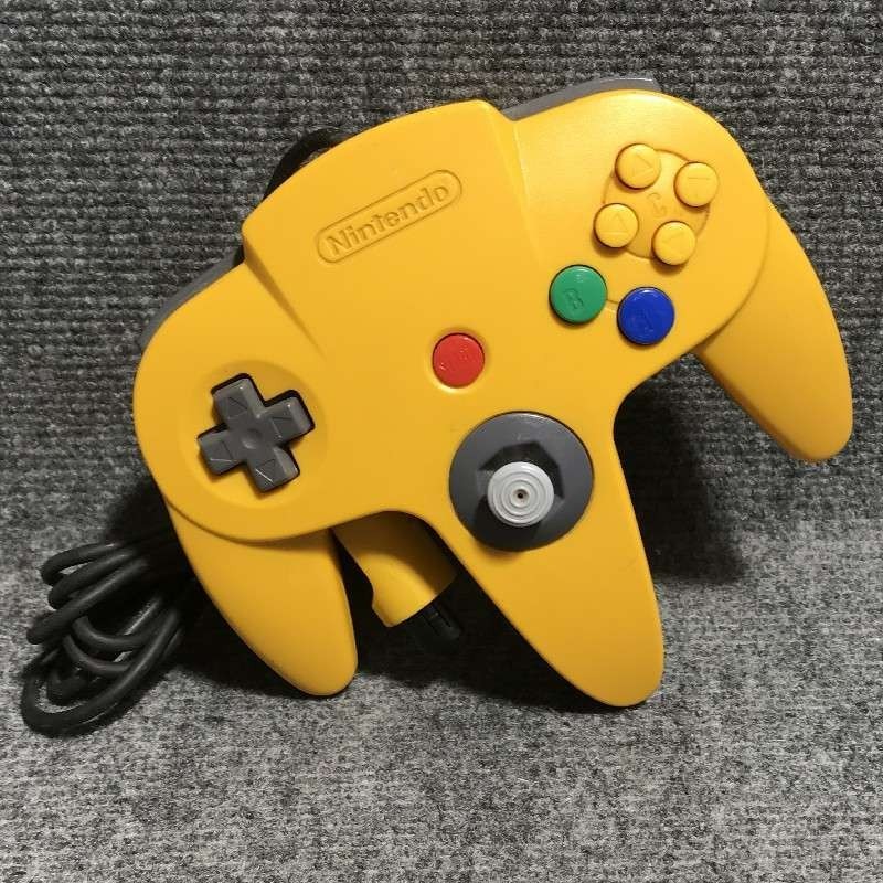 CONTROLLER AMARILLO NINTENDO 64 MANDO