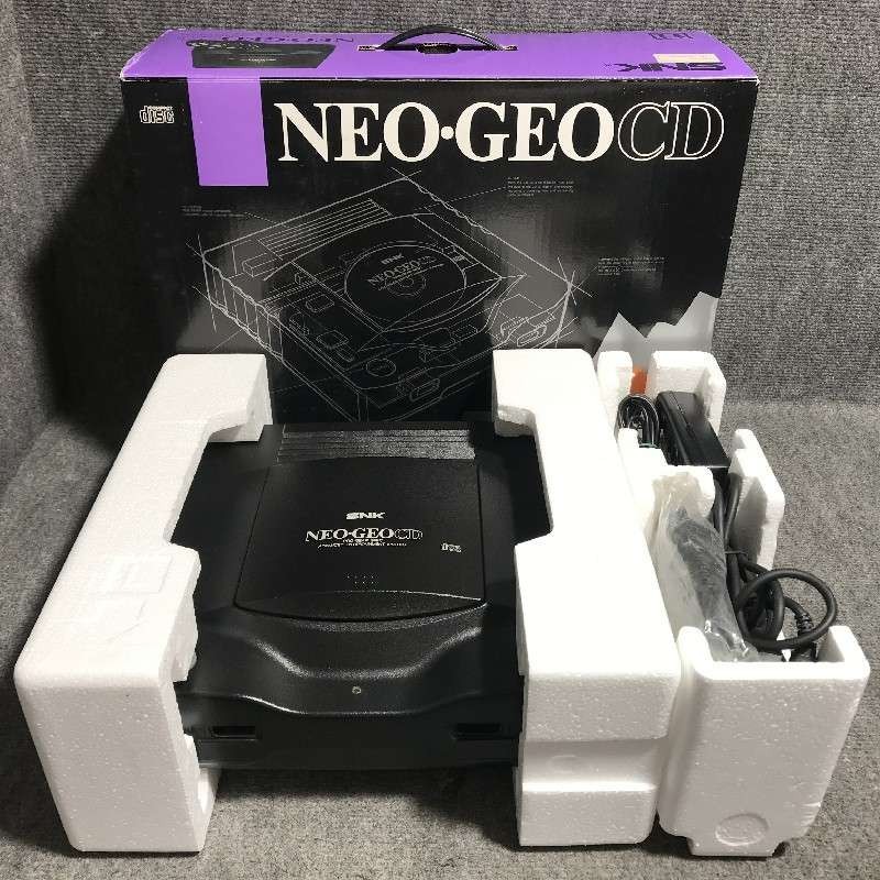 CONSOLA SNK NEO GEO CD CON CAJA+2 MANDOS+AV+AC