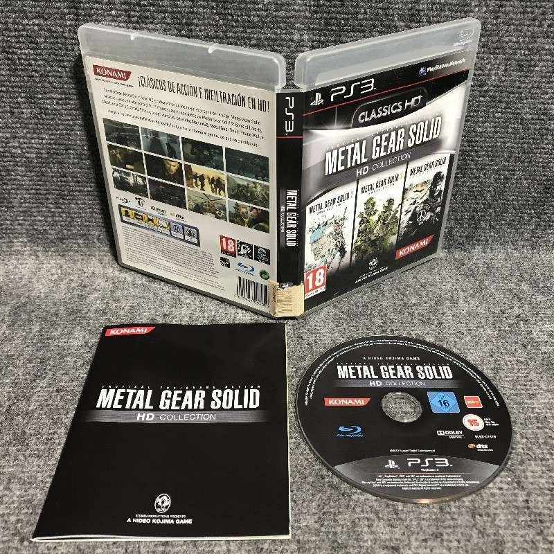 METAL GEAR SOLID HD COLLECTION SONY PLAYSTATION 3 PS3