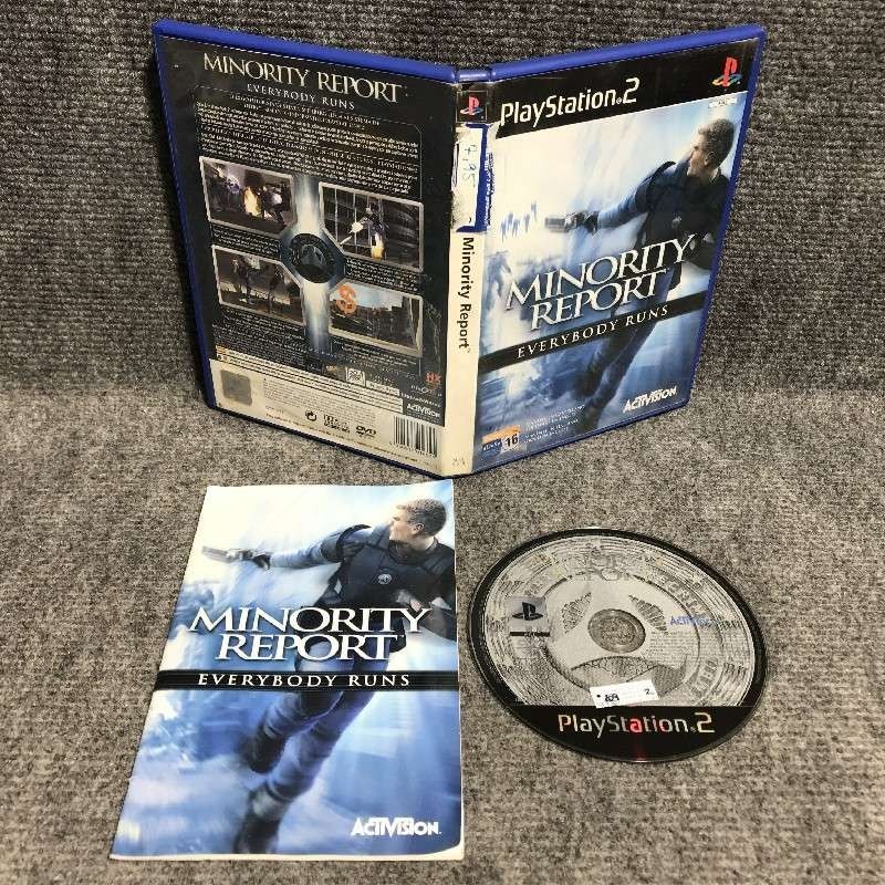 MINORITY REPORT SONY PLAYSTATION 2 PS2