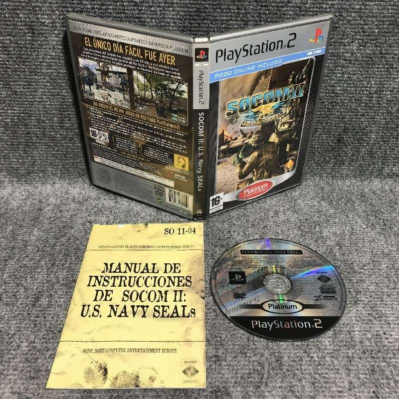 SOCOM II US NAVY SEALS SONY PLAYSTATION 2 PS2