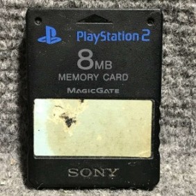 MEMORY CARD OFICIAL NEGRO 8MB SONY PLAYSTATION 2 PS2