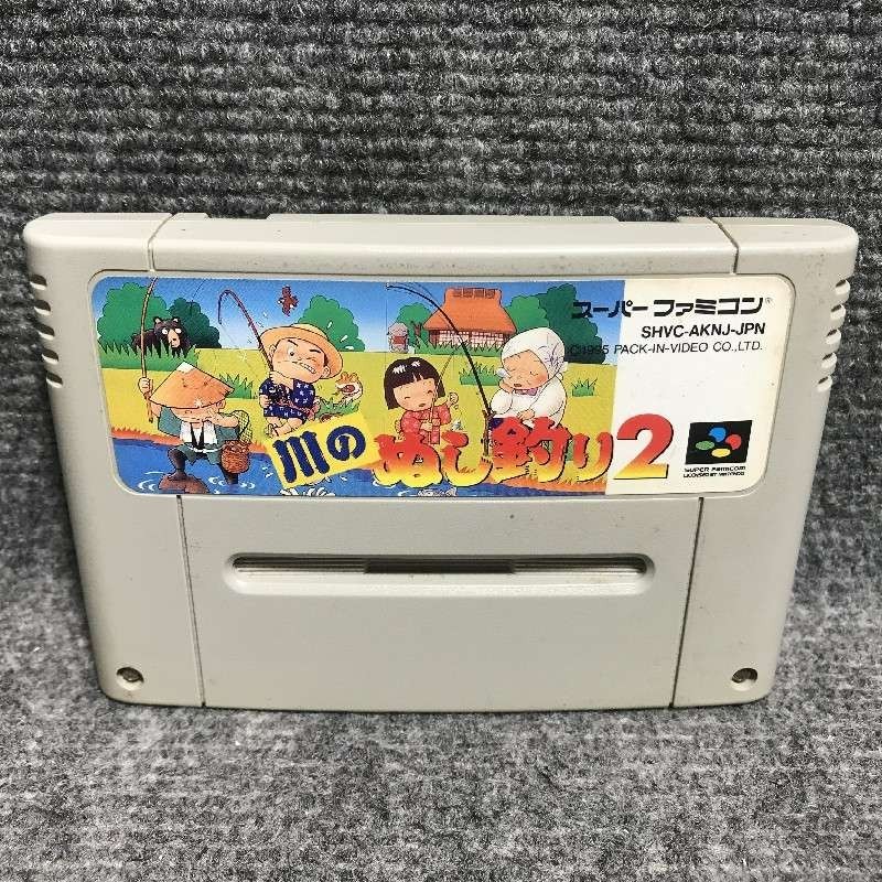 KAWA NO NUSHI TSURI 2 JAP SUPER FAMICOM NINTENDO SNES