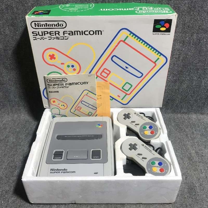 CONSOLA NINTENDO SUPER FAMICOM CON CAJA E INSTRUCCIONES JAP SNES