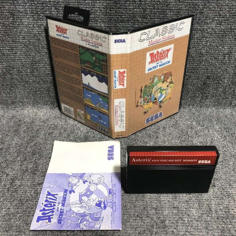 ASTERIX AND THE SECRET MISSION SEGA MASTER SYSTEM