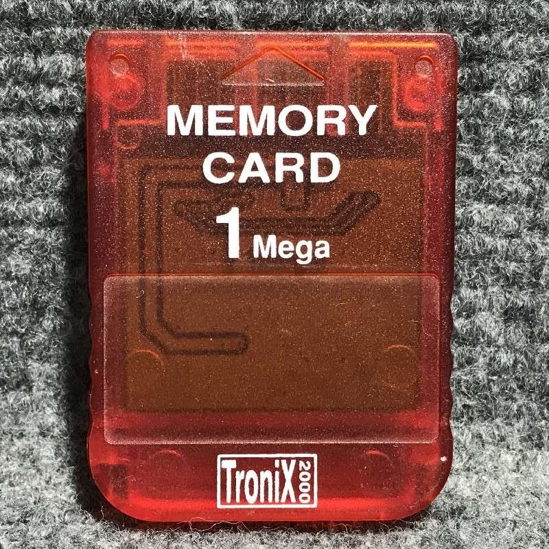 MEMORY CARD COMPATIBLE TRONIX 2000 ROJO 1MB SONY PLAYSTATION PS1