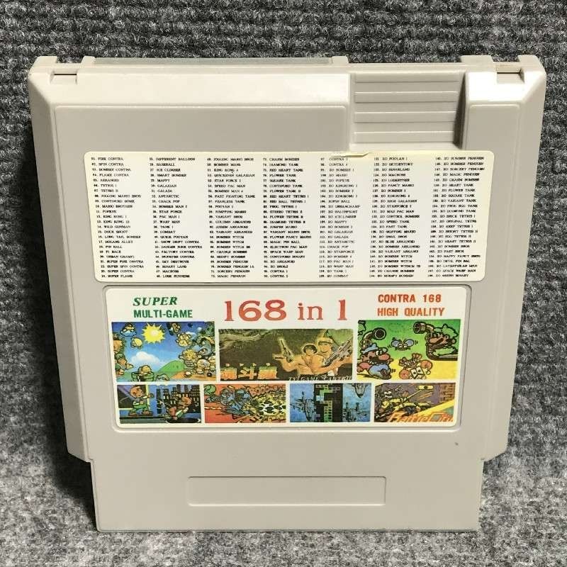 168 IN 1 CARTUCHO NINTENDO NES