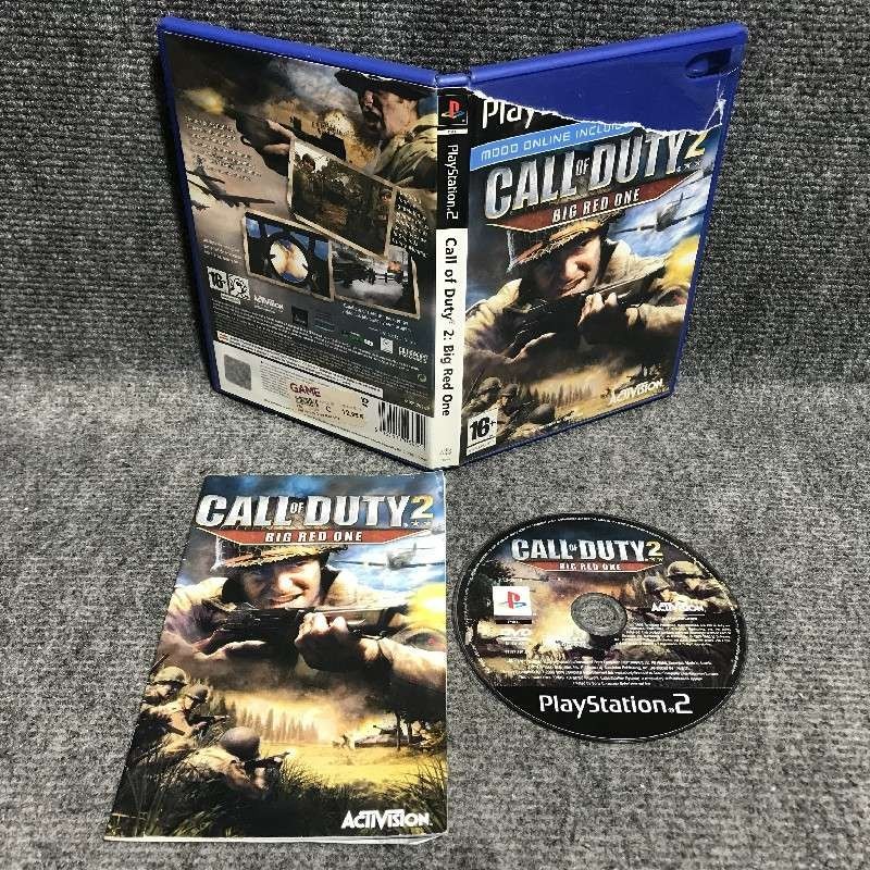 CALL OF DUTY 2 BIG RED ONE SONY PLAYSTATION 2 PS2