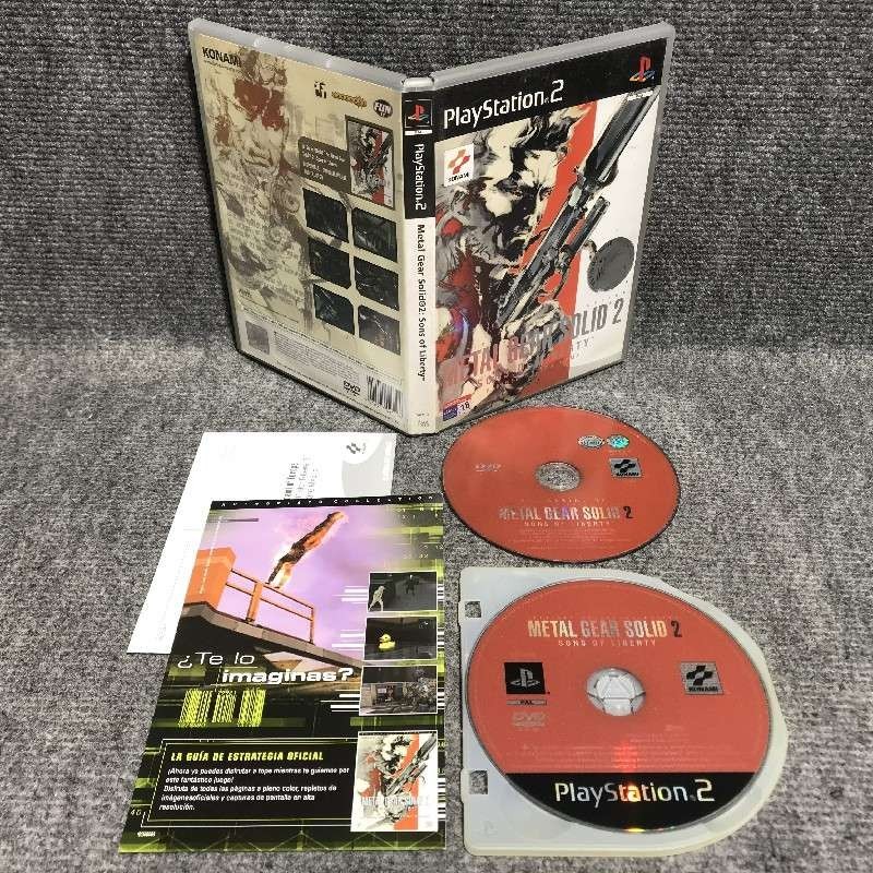 METAL GEAR SOLID 2 SONS OF LIBERTY SONY PLAYSTATION 2 PS2