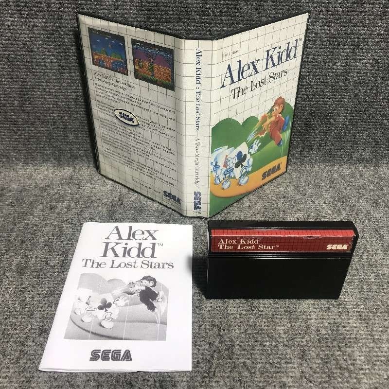 ALEX KIDD THE LOST STARS SEGA MASTER SYSTEM