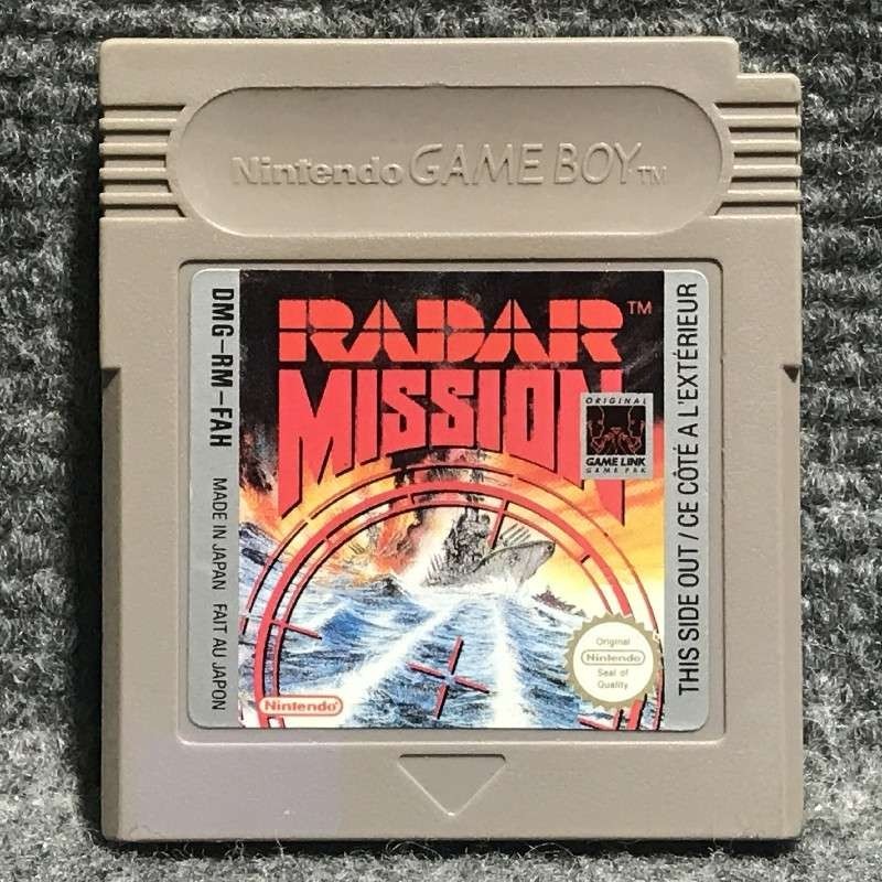 RADAR MISSION NINTENDO GAME BOY GB