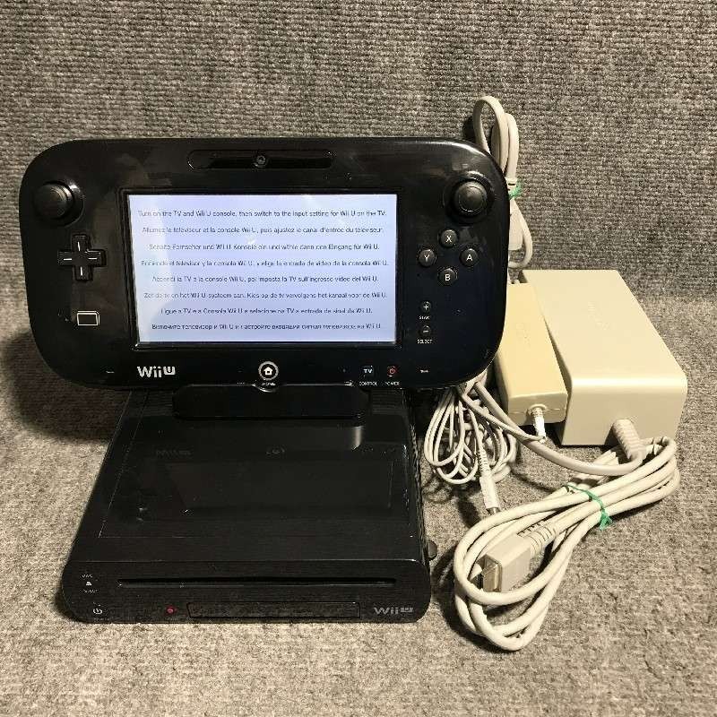 CONSOLA NINTENDO WII U NEGRO 32GB