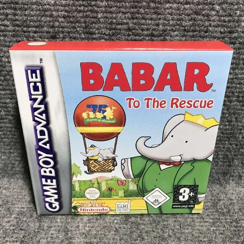 BABAR TO THE RESCUE NUEVO NINTENDO GAME BOY ADVANCE GBA