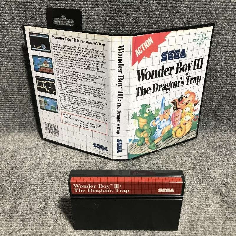 WONDER BOY III THE DRAGONS TRAP SEGA MASTER SYSTEM