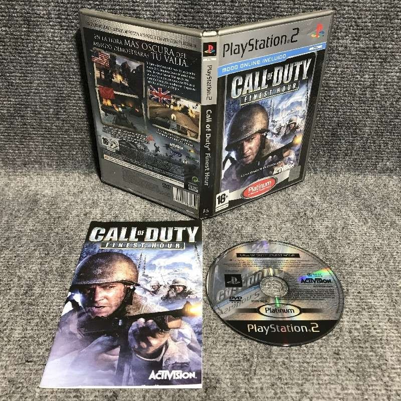 CALL OF DUTY FINEST HOUR SONY PLAYSTATION 2 PS2