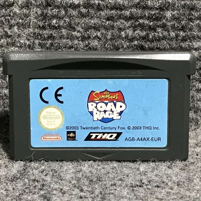 THE SIMPSONS ROAD RAGE NINTENDO GAME BOY ADVANCE GBA