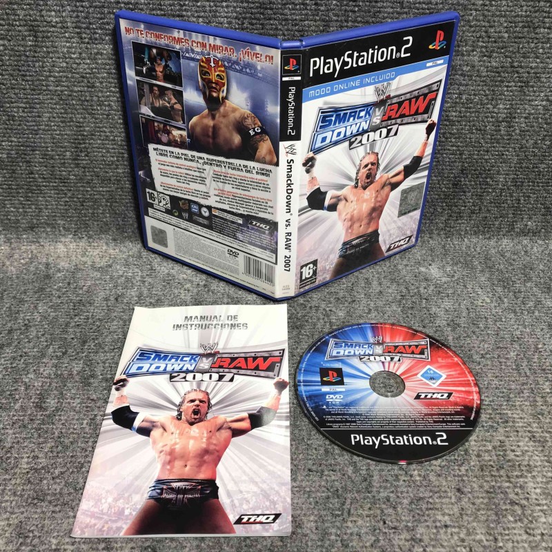 WWE SMACKDOWN VS RAW 2007 SONY PLAYSTATION 2 PS2