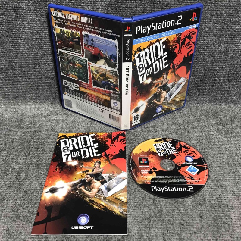 187 RIDE OR DIE SONY PLAYSTATION 2 PS2