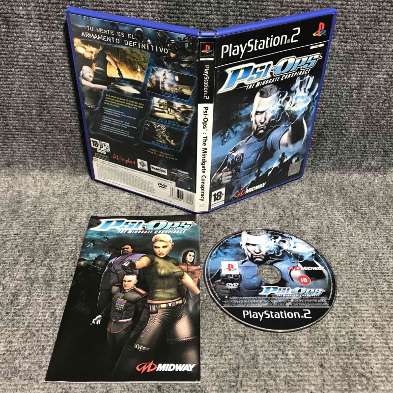 PSI OPS THE MINDGATE CONSPIRACY SONY PLAYSTATION 2 PS2