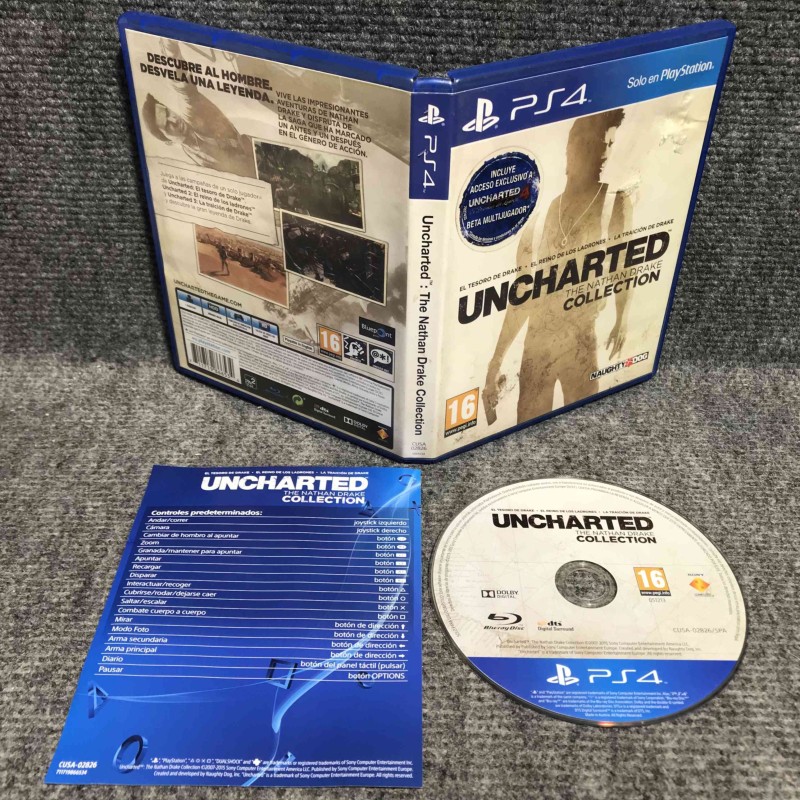 UNCHARTED THE NATHAN DRAKE COLLECTION SONY PLAYSTATION 4 PS4