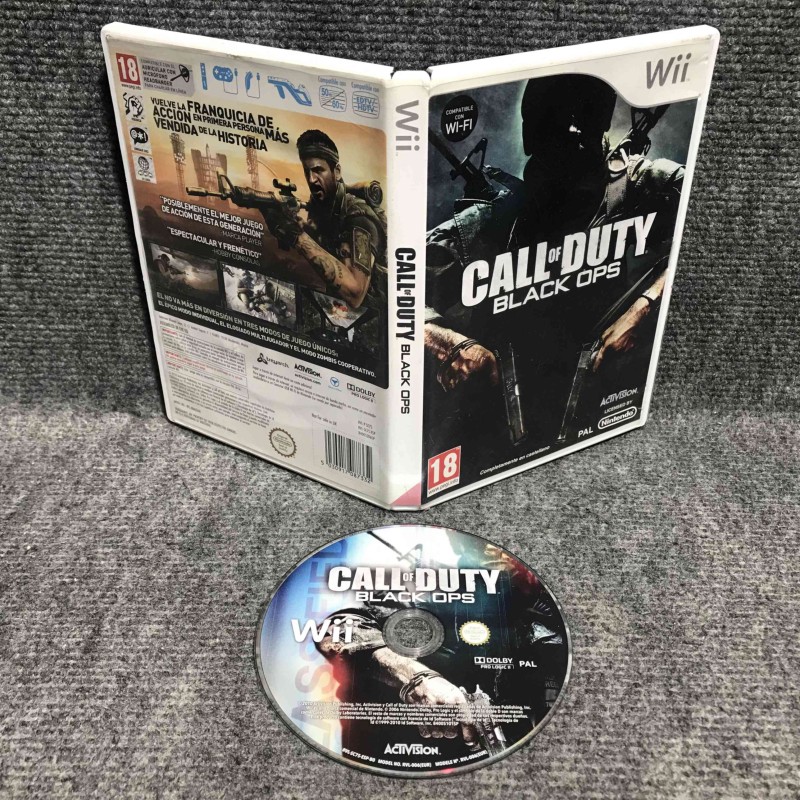 CALL OF DUTY BLACK OPS NINTENDO WII