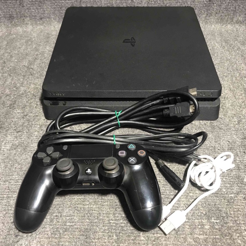 CONSOLA SONY PLAYSTATION 4 SLIM 1TB+DUALSHOCK 4+USB+HDMI+AC PS4